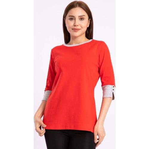 Womens Combed Cotton Blouse 100% cotton long sleeve casual 2021 fashion spring summer autumn new tops round neck casual soft dress