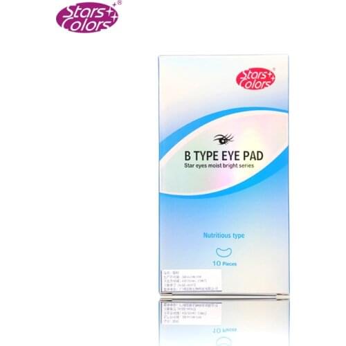 10 pcs Eye Under special eye mask grafted eyelashes isolated lashes types of Lint free gel patches Collagen