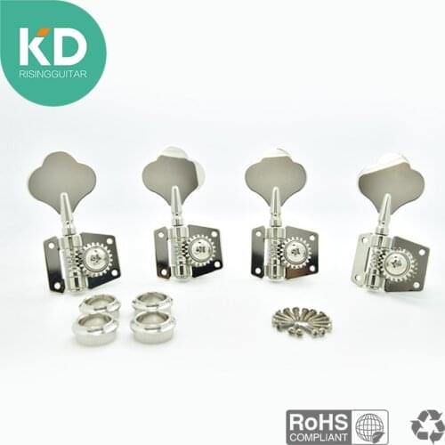 4PC per set Vintage Jazz Precision Bass Tuning Pegs Open Geared Bass Tuners Machine Head P Bass Replacement bass accessories