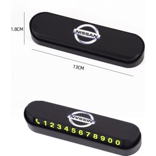 Car Temporary Parking Card Phone Number Card for Nissan X Trail X-trail XTRAIL T30 T31 T32 2008-2020 Car Interior Decoration