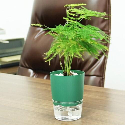 Soilless Rapid Water Absorbing Flower Pot Cultivation Pot Resin Self-Absorbent Plant Pot With Stand for Garden Home Home Accesso