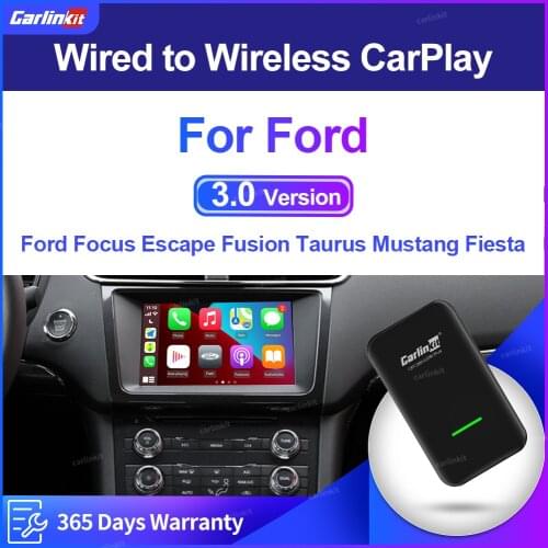 Carlinkit 2.0 CarPlay Wireless Adapter for Ford Focus Escape Fusion Taurus Mustang Fiesta Sync3 Edge Everest Fiesta Kuga Taurus
