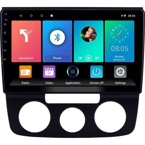Eastereggs 2 Din Android Car Radio For Volkswagen Bora MT 2006-2010 Autoaudio WIFI GPS Navigation FM Bluetooth Stereo Head Unit