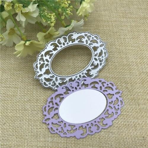 Frame Lace Metal Cutting die keychain shaker Heart Paper Key Chain Scrapbook Paper Craft Card Punch Art Knife Cutter