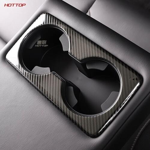 For Mazda 3 Axela 3 2020 rear seat Water cup frame cover decor car stickers style