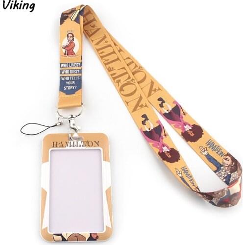 G1500 Cartoon Lanyard Keychain keys Badge ID Mobile Phone Rope Neck Straps With Card Holder Cover