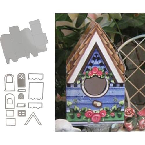 Happymems Candy Box Cutting Dies Card Making Embellishments For Scrapbooking Small Paper Room Cutting Dies