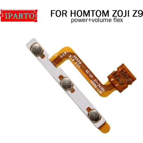 HOMTOM ZOJI Z9 Side Button Flex Cable 100% Original Power + Volume button Flex Cable repair parts for HOMTOM ZOJI Z9