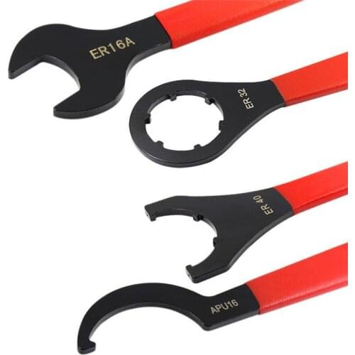 Apu er iso c series collet wrench er8 er16 er20 er25 er32 apu13 apu16 iso20 25 c25 c32 c42 chuck wrench are suitable for nuts