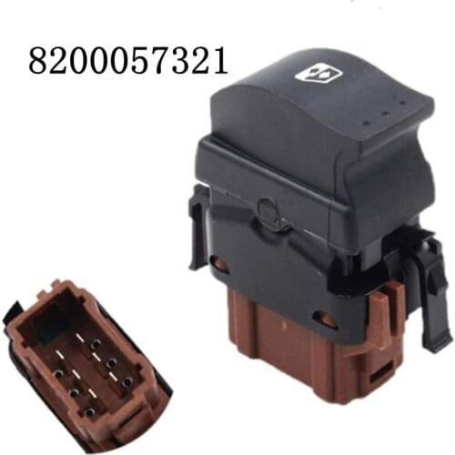 Car Window Switch Control Button 8200057321 Fit For Nissan Interstar Opel Movano Vivaro Renault Master Trafic II 82 00 057 321
