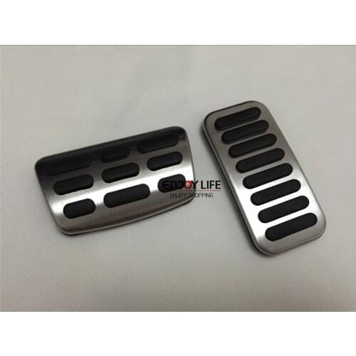 2pcs Fuel Gas Brake Foot Pedal Pad Cover Kit Set For Hyundai Elantra AD 2016 Avante No Drilling