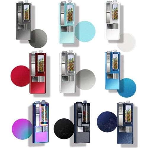 77JF Smoke Pushball Boxes 1 Box Dispenser and 100 Filter Cigarette Holder Burst Beads