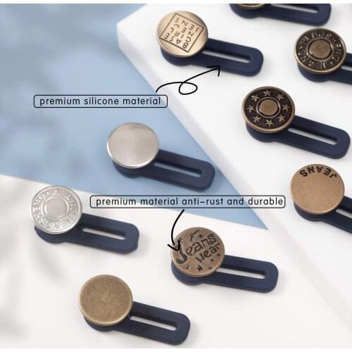 50pcs 17mm mixed Metal Jeans button Metal NO-SEW Replacement Button 20mm For Jeans/Denim-shirts/Pants