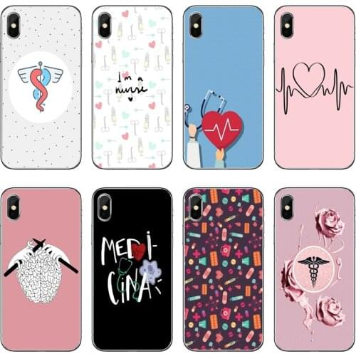 Nurse Medical Medicine Soft Phone Case For Samsung Galaxy A71 A70 A60 A51 A50 A41 A40 A31 A30 A20E A21S A12 A10 A7 A5 A3