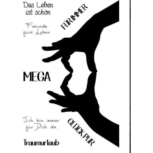 German Clear Stamp Or stamp for DIY Scrapbooking/Card Making/Kids Fun Decoration SuppliesA378