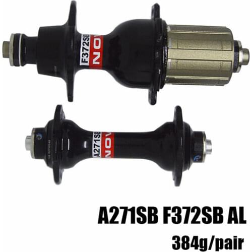 NOVATEC 271 372 Aluminum Alloy 7075 Bearing J-bend Hub Compatible with Shiman0 8/9/10/11 Speed Front 20 Rear 24 Holes