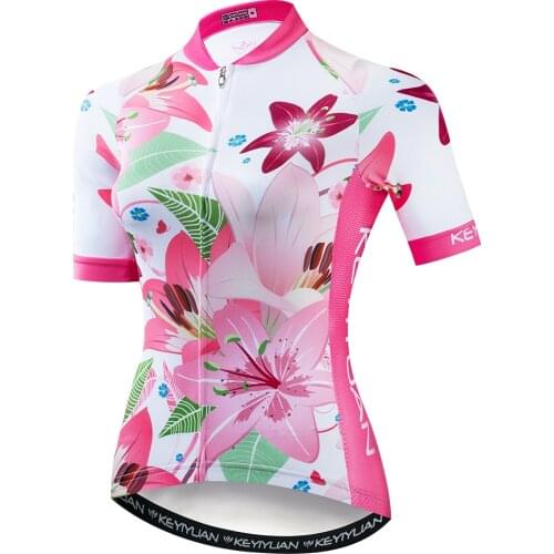 2019 Keyiyuan new spring and summer women models quick-drying wicking breathable road bike short-sleeved shirt