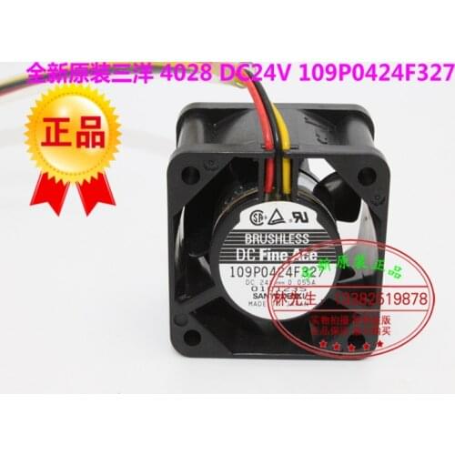 NEW SANYO DENKI SAN ACE 109P0424F327 4028 24V 0.055A server cooling fan