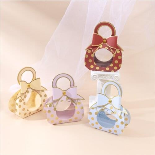 Ins Style Pacifier Shaped Candy Packaging Gift Boxes Wedding Candy Souvenir Carton Creative Mini Portable Package Gift Boxes