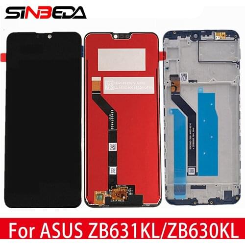Original 6.26'' LCD For ASUS Zenfone Max Pro M2 ZB631KL / ZB630KL LCD Display Touch Screen Digitizer Assembly With Frame