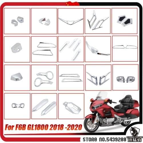 Motorcycle front and rear chrome trim for Honda Goldwing 1800 F6B GL1800 gl1800 2018 2019 2020 motorcycle accessories