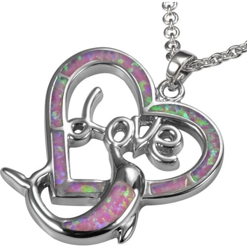 Pink Fire Opal 925 Sterling Silver Pendant P183