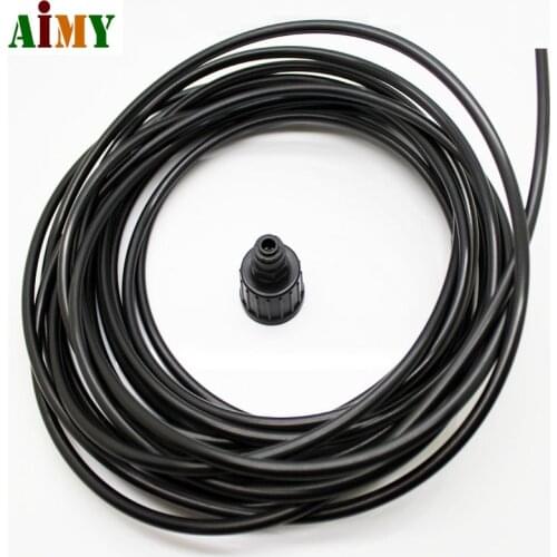 10/20M 1/4Inch PE Pipe With 3/4 Inch Adapter Water Hose Flexible Tube Hose for RO Water Filter System Aquarium Revers Irrigation