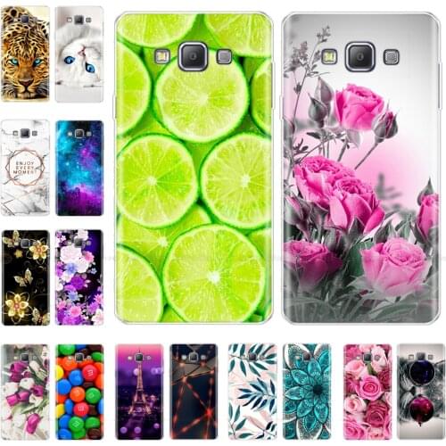 Silicon Phone Case For Samsung Galaxy A3 2015 Flower Cat A300 Soft TPU Back Cover For Samsung A3 2015 A300H A3000 SM-A300F pop