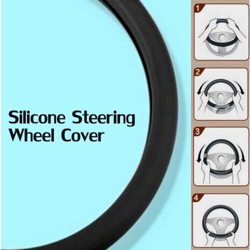 Silicone Steering Wheel Cover Shell Skidproof Odorless For Subaru Forester Outback Legacy Impreza XV BRZ