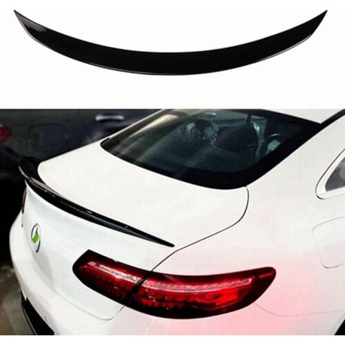 For W213 Coupe W238 Spoiler 2017-2020 Spoiler ABS/Carbon Fiber Car Spoiler Black Color Spoiler