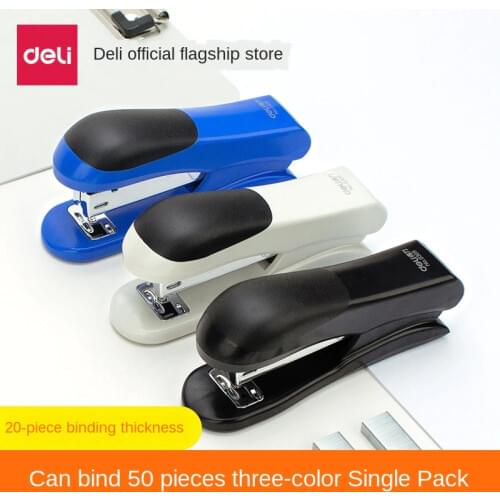 Medium Stapler 1-inch Nail Lifter Stapler Staple Needle Desktop Office Supplies Three Color