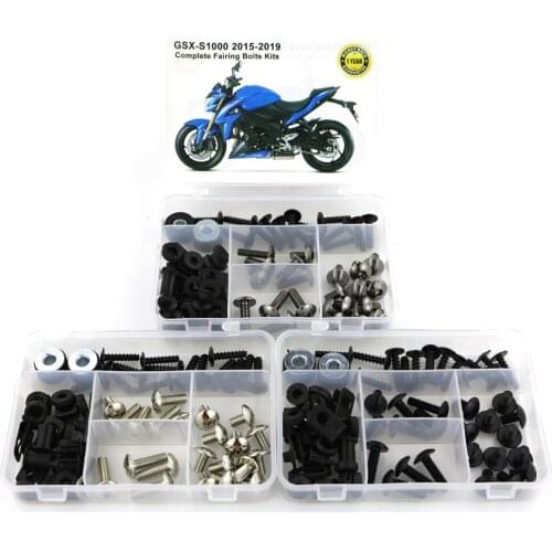 Fit For Suzuki GSXS1000 2015 2016 2017 2018 2019 Motorcycle Complete Covering Screw Full Fairing Bolts Kit Fairing Clips Nut