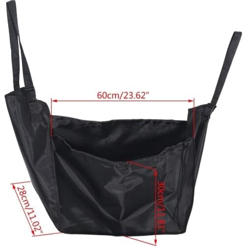 High Capacity Multifunction Car Rear Storage Bag Shopping Basket Car Container
