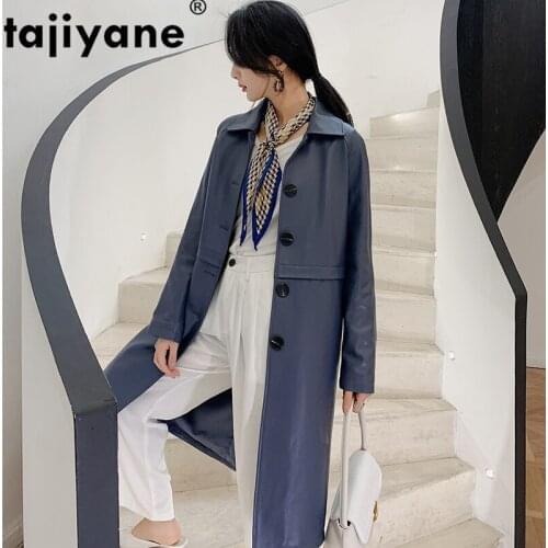 Tajiyane Real Genuine Leather Jacket Female Sheepskin Coat Women Clothes 2020 Korean Elegant Black Jacket Womens Fur Coats 503