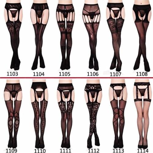 Womens Sexy Fishnet Tights Shape Wear High Waist Weave Pantyhose Yarns Garter Net Stockings Hose Open Crotch Lingerie Collant