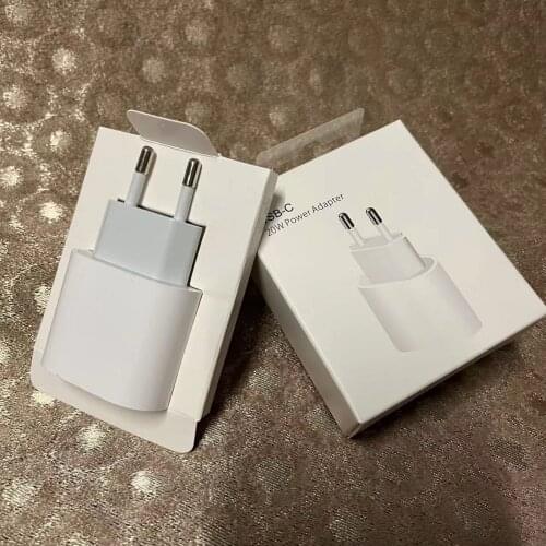 10 pces oem 18w carregamento rápido pd carregador para 11 12 pro max genuíno usb tipo c cabo ue eua au adaptador de energia viag