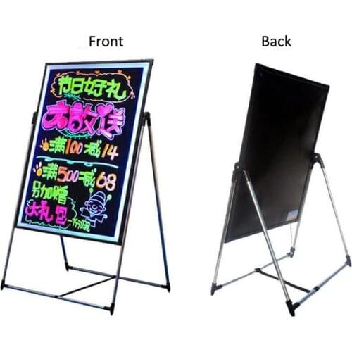 32"x24" Large Flashing Illuminated Erasable Neon LED Writing Board Menu Sign with Control Button YLW001