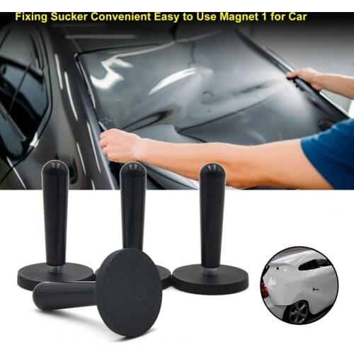 4Pc Automobile Rubber-coated Magnetic Sucker Color Change Film Fixer Convenient Easy Use Magnet Car Wrapping Film Magnet Holder