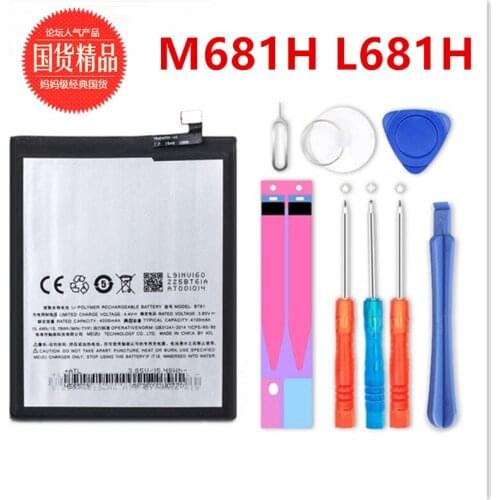 4000mAh BT61 Battery For Meizu M3 Note L681 L681H M681 M681H Phone Latest Production Battery+Tracking Code