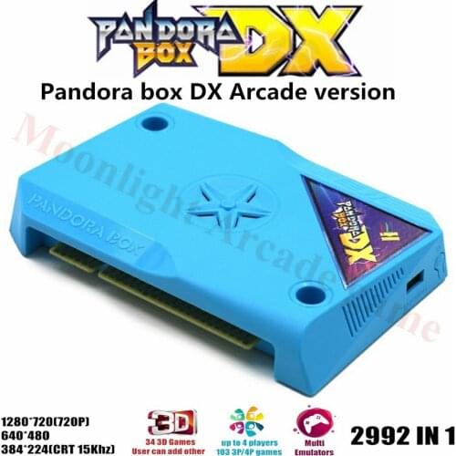 Arcade Jamma Version Original Pandora Box DX 2992 in 1 Motherboard Have 3/4p Game Can Add Extra 5000 Games CRT/CGA VGA HD
