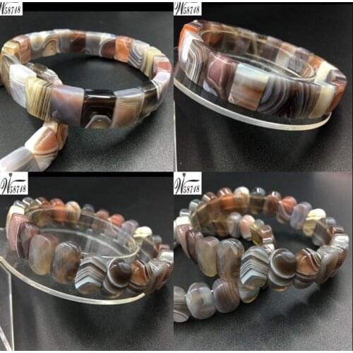 Free Shipping Fashion Jewelry Natural Bostwan Carnelian Beads Stretch Bracelet 7.5" WB638