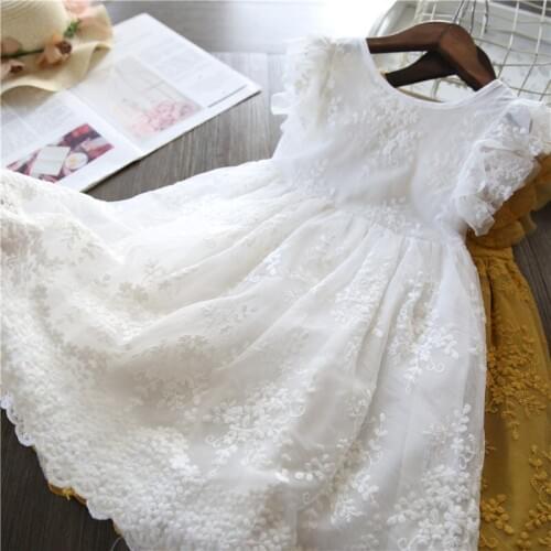 Children Formal Clothes Kids Fluffy Cake Smash Dress Girls Clothes For Christmas Birthday Costume Tutu Lace Outfits 6 7 8 9 10T