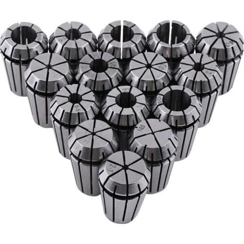 GTBL 15Pcs Er20 Spring Collet Set For Cnc Workholding Engraving Machine And Milling Lathe Tool 1-13Mm