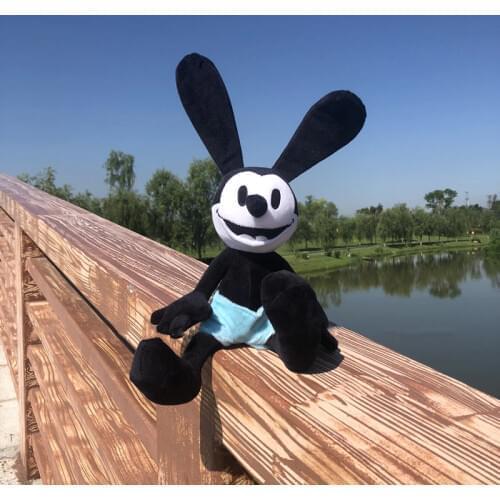 Disney Oswald The Lucky Rabbit Plush Toy Stuffed Animal Dolls 25cm Kawaii kids Gift