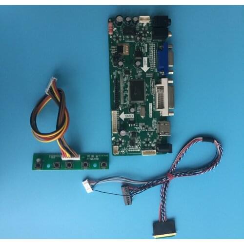 Kit For B140XW01 VB Panel Screen LVDS 40pin LCD LED 14" Controller board VGA HDMI DVI Audio 1366X768 DIY 2019 Driver