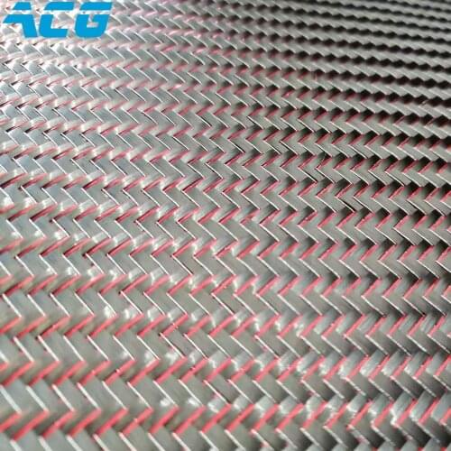 Metallic carbon green reflective green carbon fiber fabric