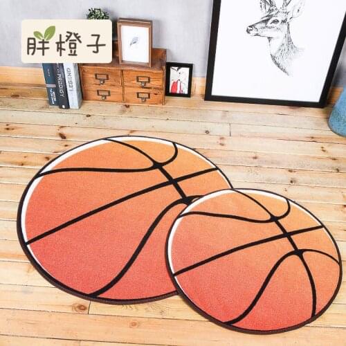Round Basketball Football Rug Floor Rugs area rug Carpet tapetes para casa sala Boy Children Kids Bedroom cushion pad Mat