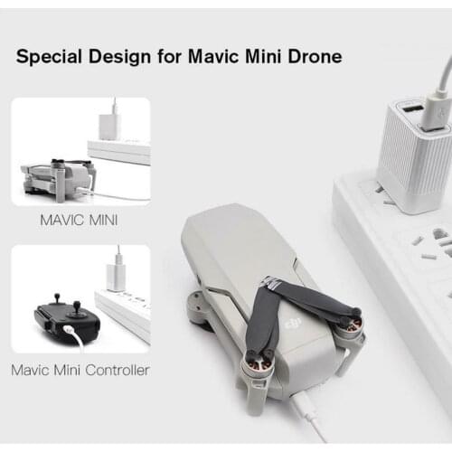 Mavic Mini Drone 3.0 Quick Charger Adapter Dual USB Fast Charge With 1M QC Cable For DJI Mavic Mini and Controller Accessories