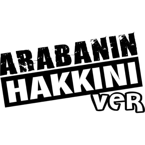 MIGNATIS - Give Your Car Right Lettering Sticker for Vehicle and Wall Mural Art Decal For Car Window Loptop Decoration vinyl Sti