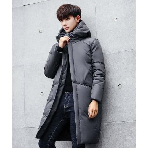 High quality Men Winter Long Parkas Russia 90% White Duck Down Long Jackets Waterproof Windproof Hooded Coat Male Thicken Coats